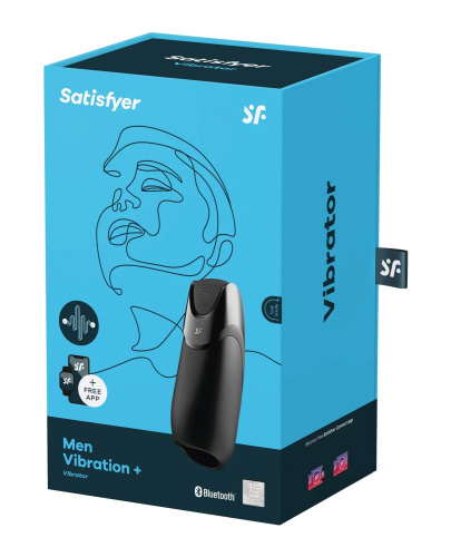 Satisfyer - Men Vibration+ - Мастурбатор з керуванням через додаток - купити в Києві, Україні