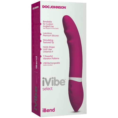 Doc Johnson iVibe Select iBend - Вибратор, 15.2х3.8 см (фиолетовый)