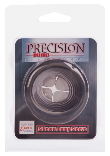 California Exotic Novelties Precision Pump Sleeve Smoke - запасная насадка для помпы, 6х7.5 см (чёрный)