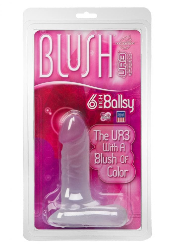 Фаллоимитатор Blush-ur3 6 Inch Ballsy, 13х4 см