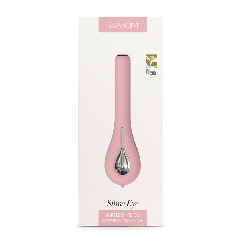 Svakom Siime Eye Camera Vibrator - вібратор з відеокамерою, 16,5 х2, 5 см (рожевий) - купити в Києві, Україні