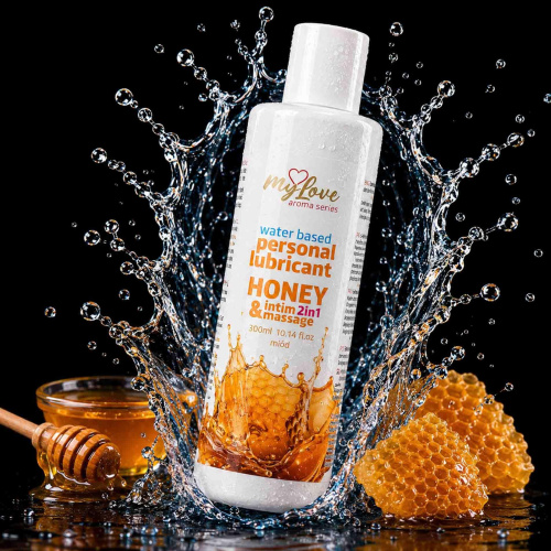 2в1 лубрикант и массажный гель - MyLove Aroma Series Intim&Massage Honey, 300 мл
