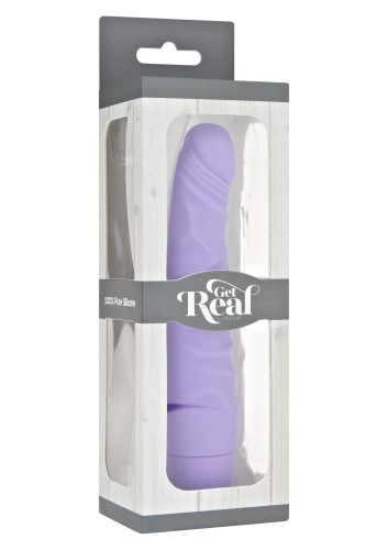 Get Real Mini Classic Slim Vibrator - Вибратор, 14х3.5 см (фиолетовый)
