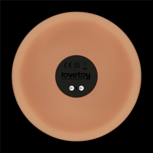Реалистичный вибратор LoveToy Vibrating Power Basics Cock, 26,2 см
