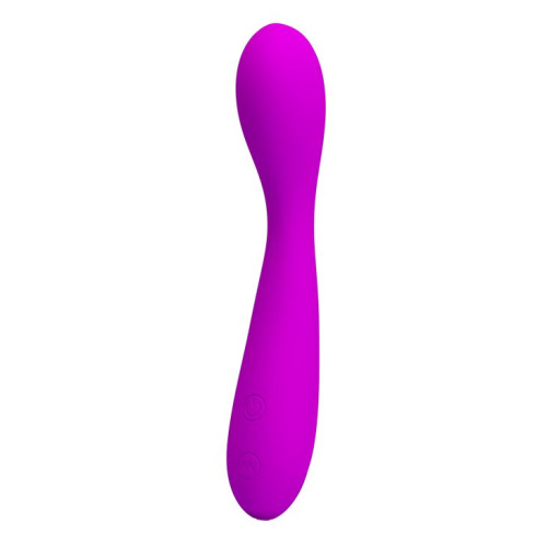LyBaile Pretty Love Nigel Vibrator - гибкий вибратор для точки G, 17х2.7 см (фиолетовый)