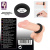 Black Velvets Cock Ring - Ерекційне кільце, 2,6 см (чорний) - купити в Києві, Україні