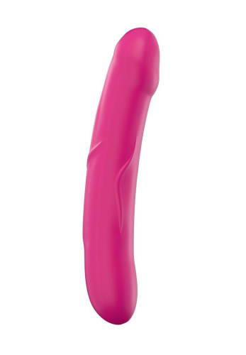 Дилдо Dorcel Real Sensation M двухсторонний фаллоимитатор из силикона, 22.5х3.9 см (розовый)