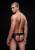 Baci Wetlook Bare Back Brief - Мужские трусы с открытыми ягодицами, S/M (чёрный)