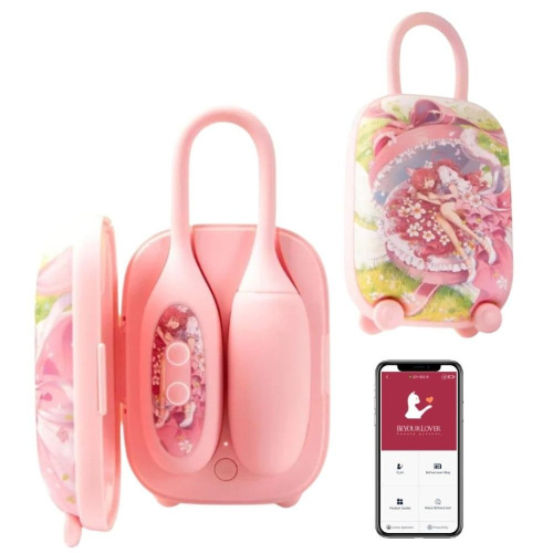 Виброяйцо и вакуумный стимулятор в зарядном кейсе 2в1 BeYourLover Magic Suitcase
