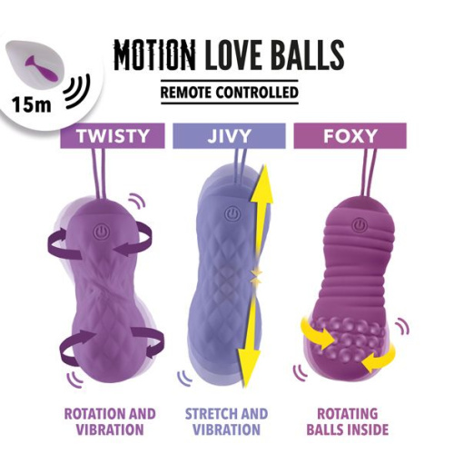 Вагинальные шарики FeelzToys Motion Love Balls Foxy
