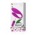 LyBaile Chad Vibrator - Вибратор для пар с пультом ДУ, 8.2х2.3 см (фиолетовый)