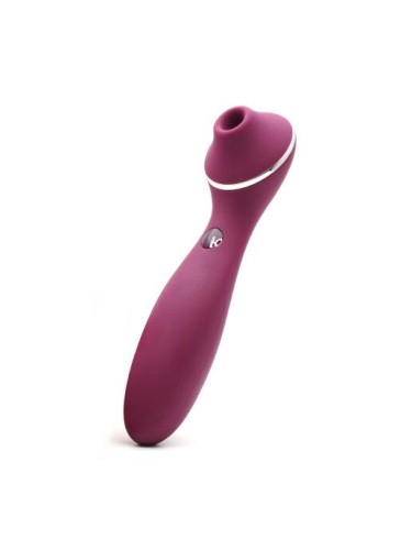 KisToy Polly Plus - Вакуумный вибратор, 16.8х3.5 см (фиолетовый)