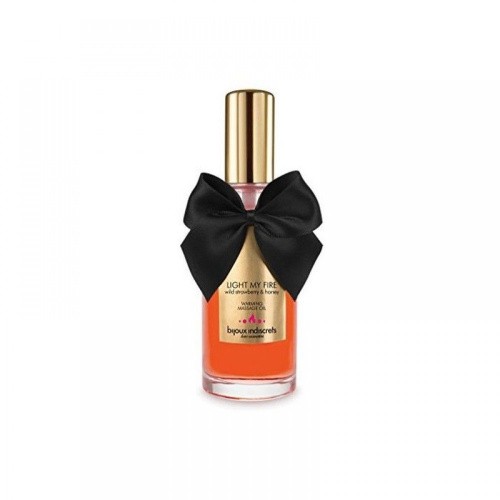Bijoux Indiscrets Light My Fire - Wild Strawberry & Honey - Разогревающее масло