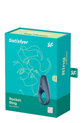 Satisfyer Rocket Ring - віброкільце, 7.5х2.5 см (синій) - купити в Києві, Україні