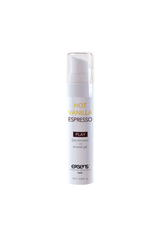 EXSENS Kissable Hot Vanilla Espresso - Стимулирующий гель для клитора или оральных ласк,15 мл