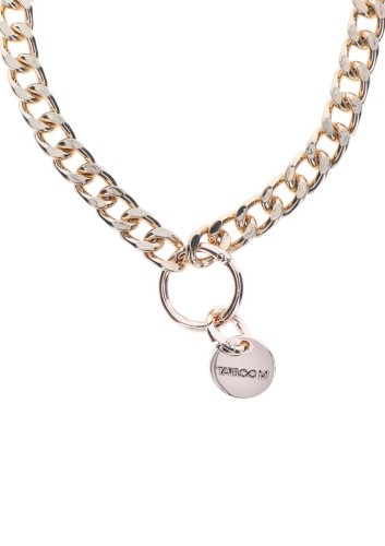 Taboom Statement Collar and leash - Ошейник с поводком, (розовое золото)