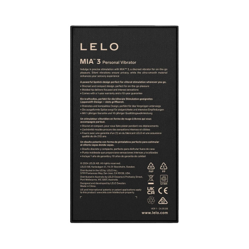 Вибратор Lelo Mia 3