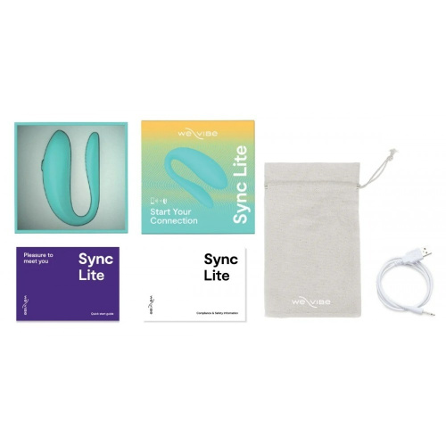 Вибратор для пар со смарт управлением We-Vibe SYNC Lite + Лубрикант 50 мл