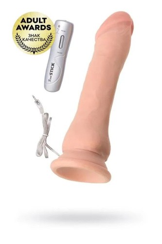 RealStick Elite vibrator Flesh - Вибратор, 21 см (телесный)