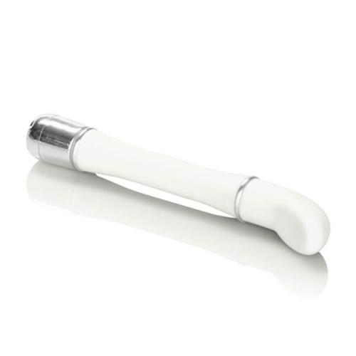 California Exotic Novelties Lulu Satin Scoop - Вибратор, 12.5х2 см (белый)