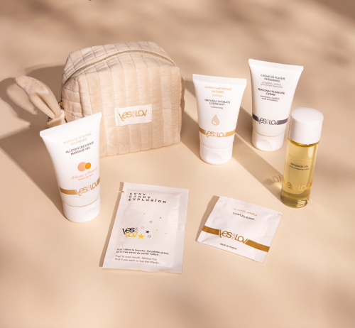 Набір чуттєвої косметики для пар YESforLOV Delightful Velvet Kit - купити в Україні | Секс шоп SEX-SHOP.ua
