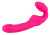 Vibrating Strapless Strap-On Pink - Безремневой страпон с вибрацией, 12х3.1 см