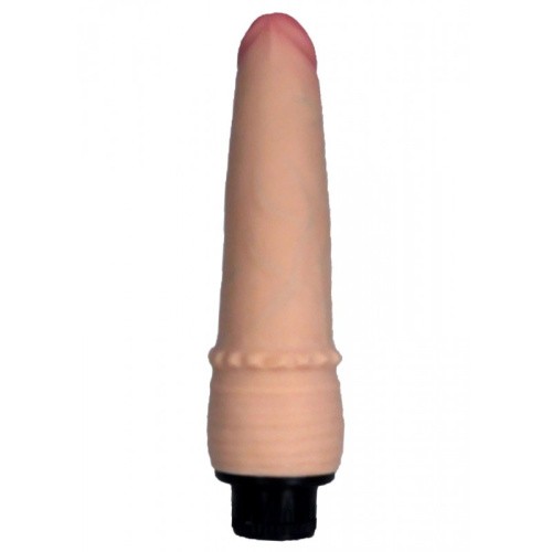 Pluton Loveclonex 6" - реалистичный вибратор, 18х4 см (бежевый)