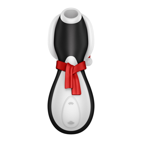 Satisfyer Penguin Holiday Edition – Вакуумний стимулятор, 12,5 см (чорний з білим) - купити в Києві, Україні