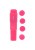 Toy Joy Funky Massager - Вібромасажер з насадками, 10х2.5 см (рожевий) - купити в Києві, Україні Toy Joy Funky Massager - Вібромасажер з насадками, 10х2.5 см (рожевий) - купити в Києві, Україні