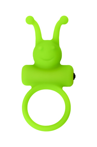 A-Toys By Toyfa - виброкольцо с усиками, 3.1 см (зелёный)