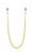 Feral Feelings - Chain Thin nipple clamps - Тонкие зажимы для сосков с цепочкой (золотой) Feral Feelings - Chain Thin nipple clamps - Тонкие зажимы для сосков с цепочкой (золотой)