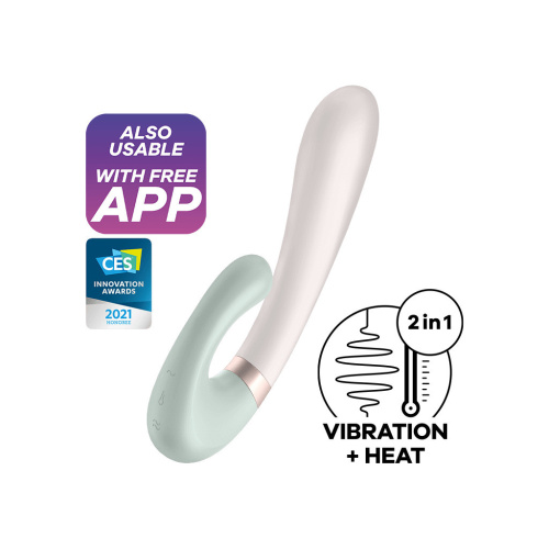 Вібратор кролик зі смарт управлінням Satisfyer Heat Wave - купити в Києві, Україні