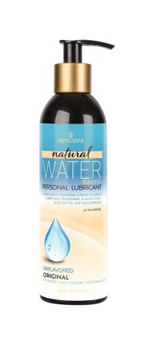 Sensuva - Natural Water-Based - Натуральний лубрикант на водній основі, 240 мл - купити в Києві, Україні