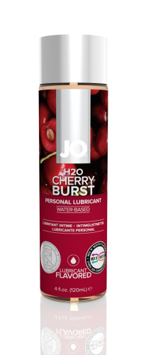 System JO H2O Cherry Burst - смазка на водной основе со вкусом вишни, 120 мл.