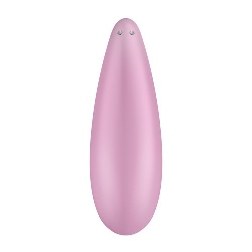 Satisfyer Curvy 3+ Мощный вакуумный клиторальный стимулятор, 15х5 см (розовый)
