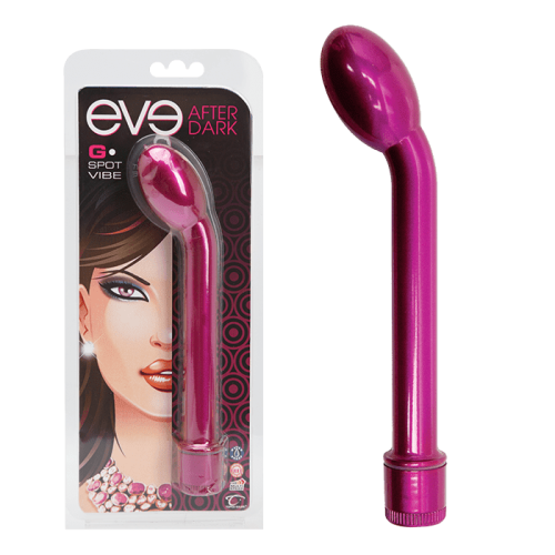 Topco Sales Eve After Dark G-Spot Vibe - Вибратор для точки G, 17.7х3.5 см (голубой)