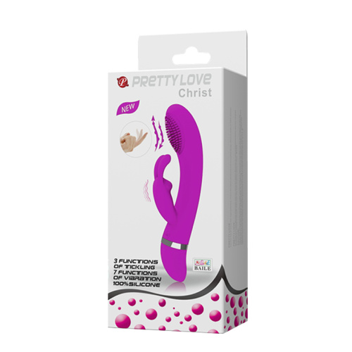 Pretty Love Christ vibrator - Вибратор Hi-tech, 18.8х3.6 см