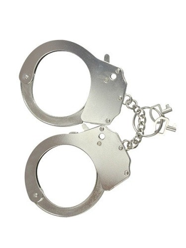 Adrien Lastic Handcuffs Metallic - наручники металеві поліцейські - купити в Києві, Україні