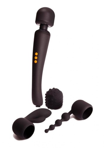 Pornhub Supercharge Wand Set-вібромасажер з насадками - купити в Києві, Україні