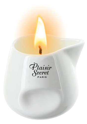 Plaisir Secret Ylang Patchoul - Массажная свеча с ароматом иланг-пачули в подарочной упаковке, 80 мл