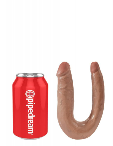 King Cock  U-Shaped Small Double Trouble фаллоимитатор 12.7х2.8 см.