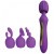 Kama Sutra Bhangra Full Body Massager - унивесальный вибромассажер со сменными насадками (фиолетовый) Kama Sutra Bhangra Full Body Massager - унивесальный вибромассажер со сменными насадками (фиолетовый)