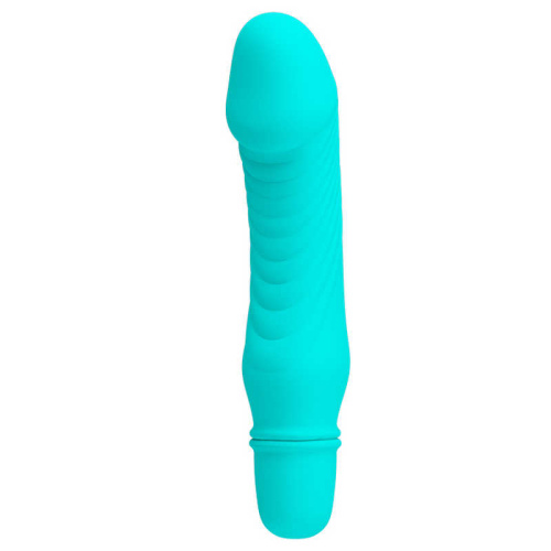 Pretty Love Stev Vibrator Blue - Силиконовый мини-вибратор, 13.5х2.9 см (голубой)