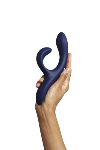 Nova 2 by We-Vibe + Лубрикант 50 мл - Смарт вибратор-кролик, 21.7х3.9 см (синий)