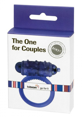 Taboom The One 4 Couples Ring - виброкольцо, 5х3 см (синий)