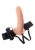 Fetish Fantasy Hollow Strap On 8 - Полый страпон с вибрацией, 19х4 см (телесный)