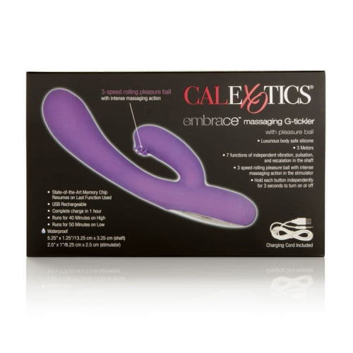 Embrace Massaging G-tickler - Вибратор-кролик для точки G, 13.3х3.3 см