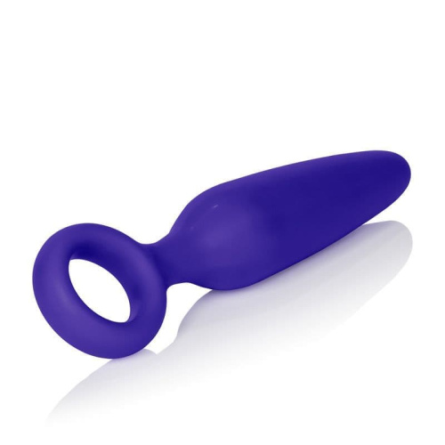 CalExotics Booty Call Booty Glider - Анальная вибро-пробка, 9,5Х2,5 см (фиолетовый)