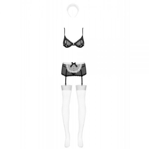 Сексуальный костюм Obsessive Maidme set  (S/M)
