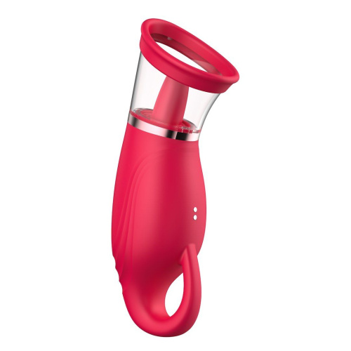 Вакуумный стимулятор с язычком Erospace Sweet Play Licking Tongue Suction Vibrator A18